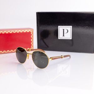 Vintage Cartier Bagatelle Precious Wood 52-18 130b